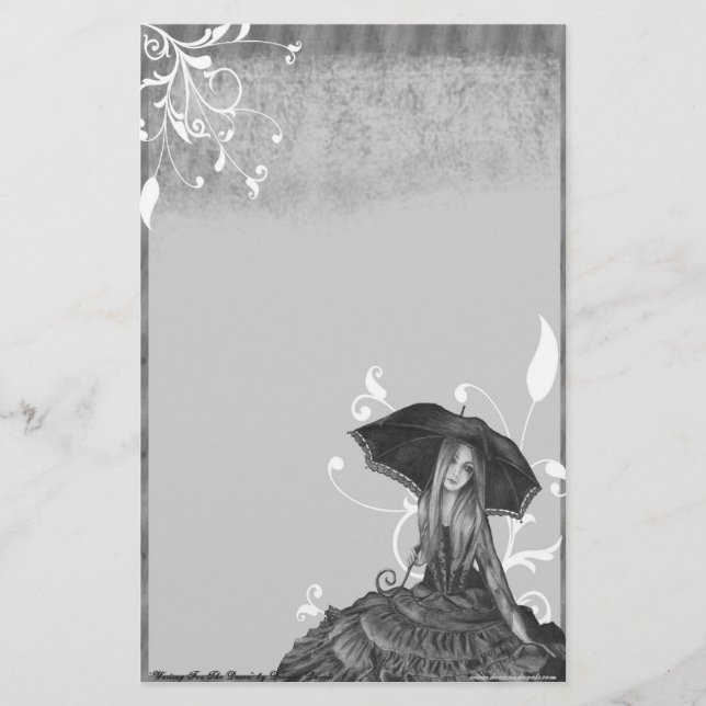 Vänta gryningen - brevpapper (Framsida)