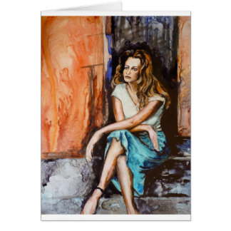 Vänta Hälsningskort