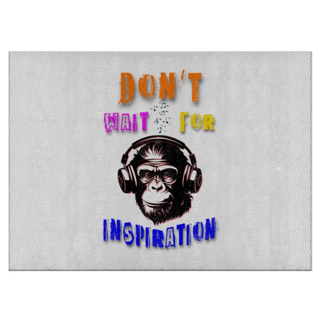 Vänta inte på inspiration (Framsidan)