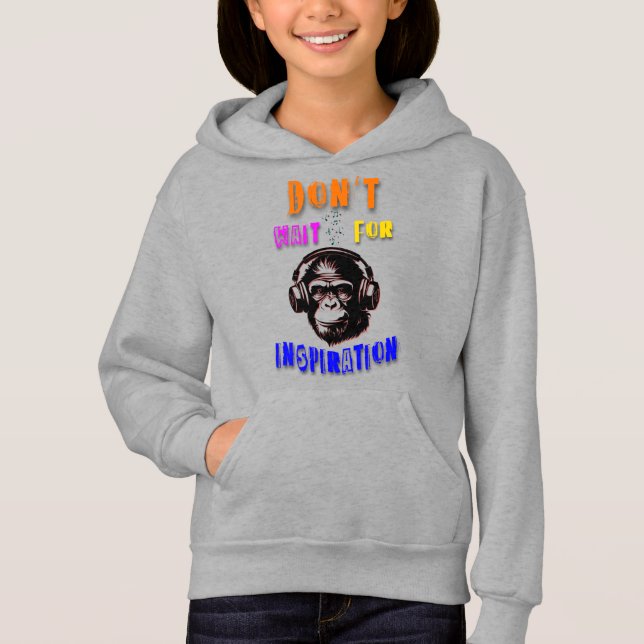 Vänta inte på inspiration t shirt (Framsida)