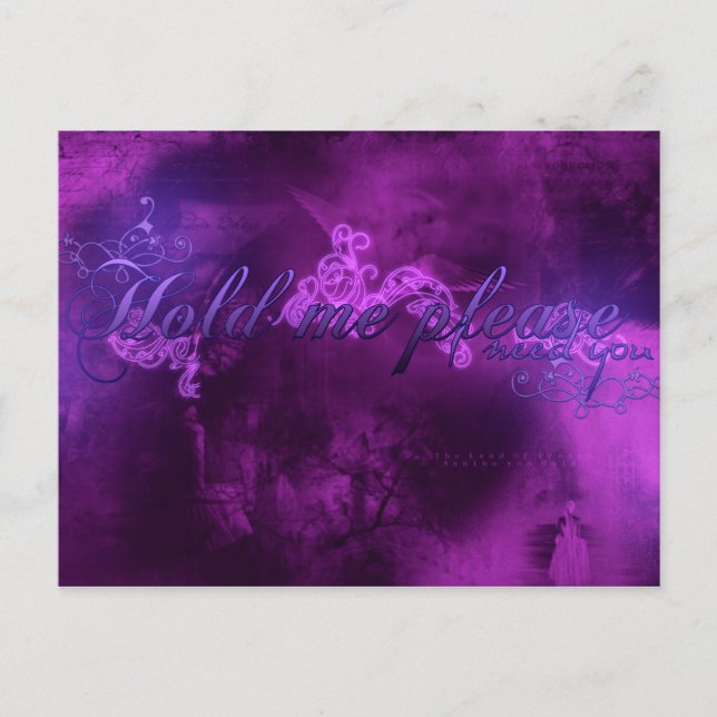 Vänta, jag behöver dig vykort (Framsida)