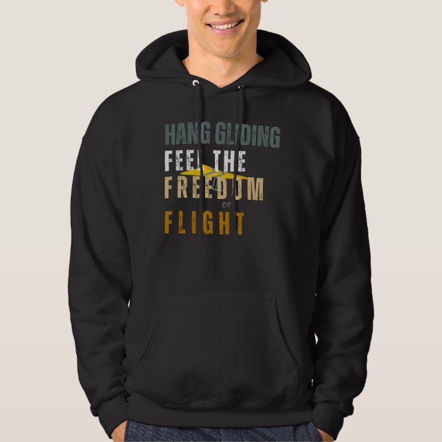 Vänta, känn friheten för flygsommaren hoodie (Framsida)