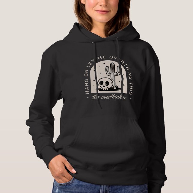 Vänta lite, låt mig grubbla över detta grubblare  t shirt (Framsida)