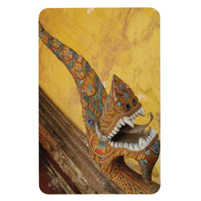 Vänta lite... Naga i Vientiane, Laos Magnet (Vertikal)