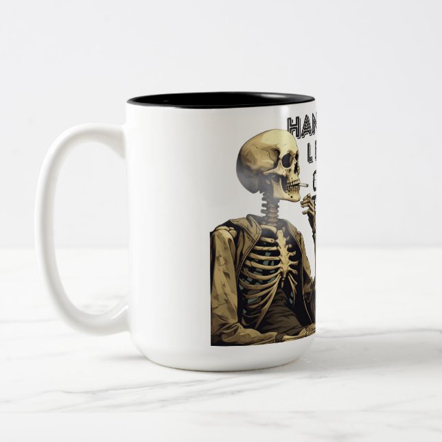 Vänta lite... Två-Tonad mugg (Vänster)