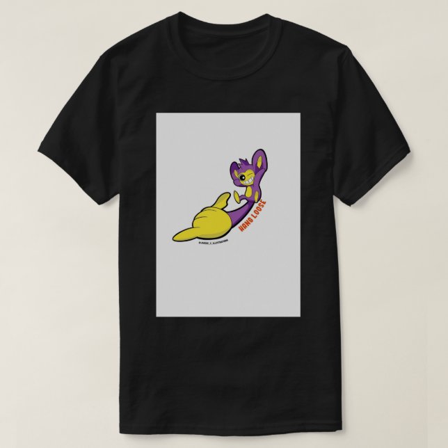 Vänta Loose Aipom T Shirt (Design framsida)