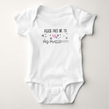 VÄNTA MIG TILL MIN MASSI BABY BODYSUIT