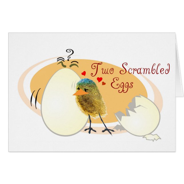 Vänta min kärlek hälsningskort (Framsidan Horizontal)