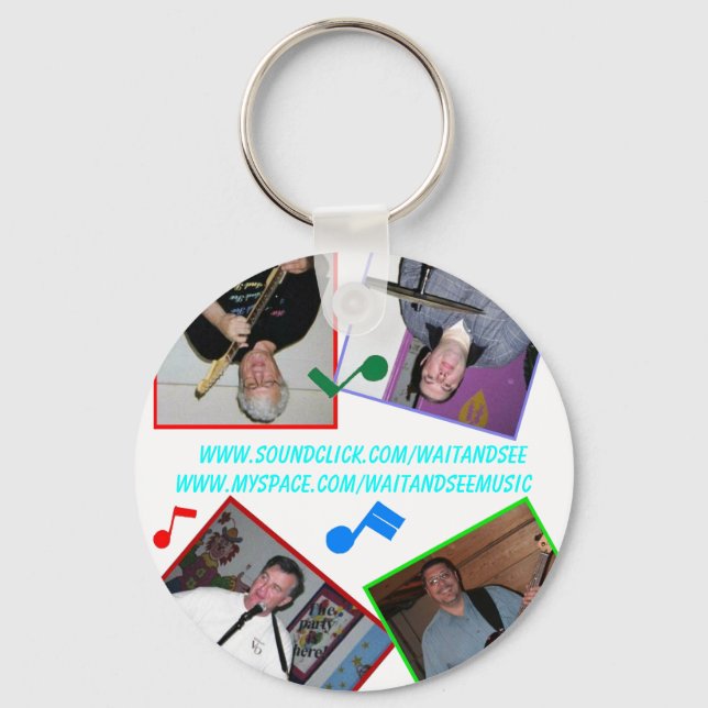 VÄNTA OCH SE 2007 "Webbplatser" - nyckelkedja Nyckelring (Framsida)