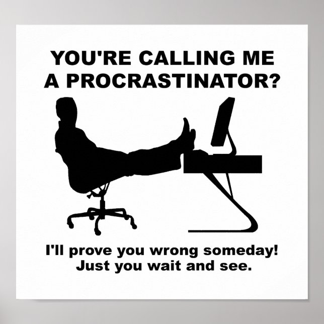 Vänta och se lustigt Poster (Framsidan)