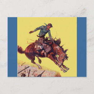 Vänta på Cowboy Vykort