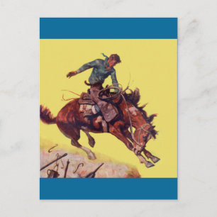 Vänta på Cowboy Vykort