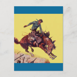 Vänta på Cowboy Vykort