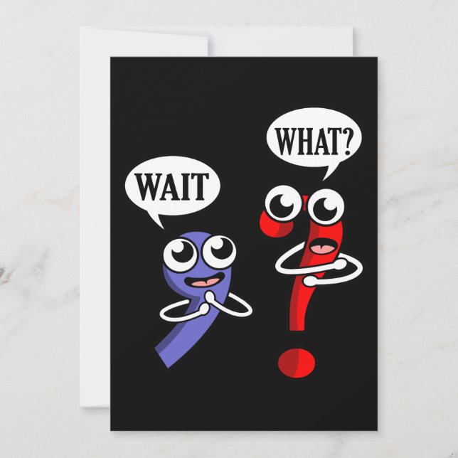 Vänta på den engelska språkläraren Teach Student Tack Kort (Framsida)