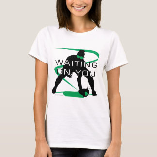 Vänta på dig gröntsoftballT-tröja T-shirt