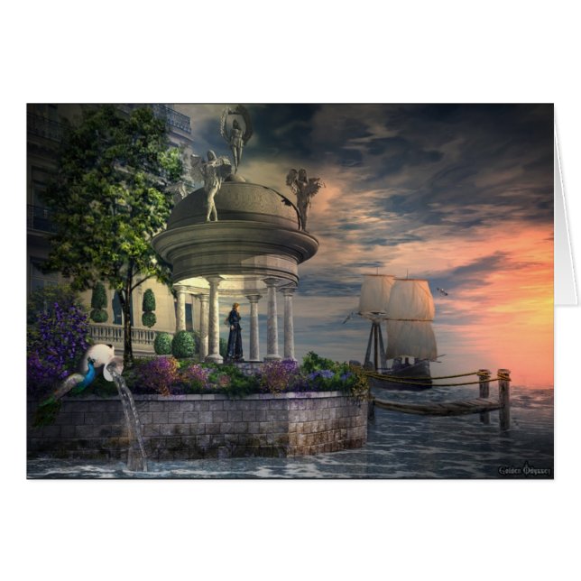 Vänta på hans retur, kort (Framsidan Horizontal)