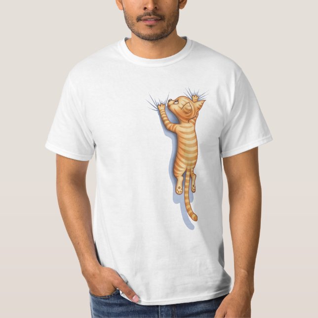 Vänta på Kitteh Tee Shirt (Framsida)