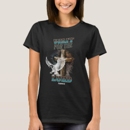 Vänta på LORD Isaiah 40:31 T-Shirt