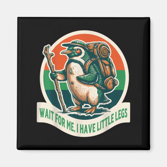 Vänta på mig, jag har små ben Pingvin vandring rol Magnet (Framsidan)