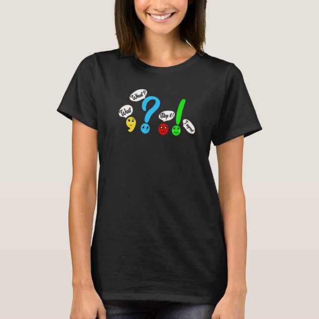 Vänta på vad som stoppar det jag godkänner synonym t shirt (Framsida)