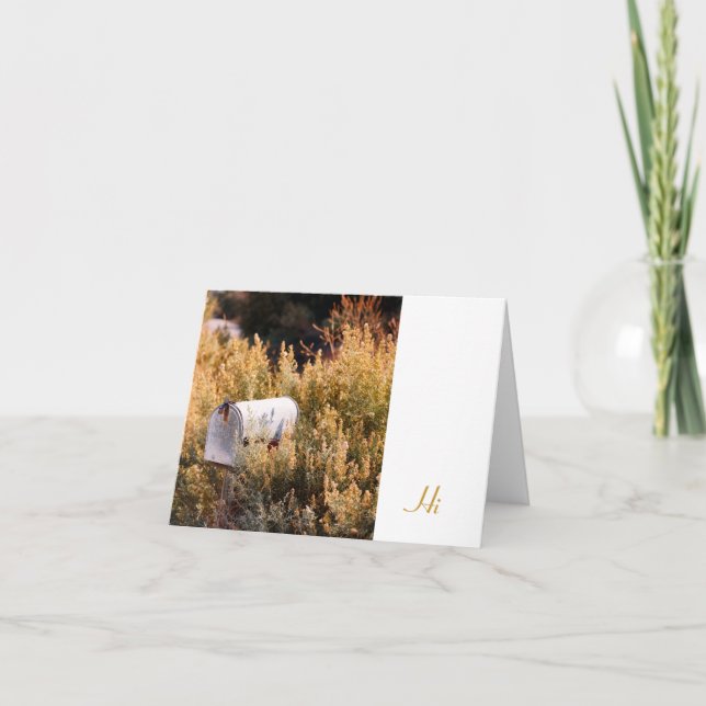 Vänta posten kort (Framsida)