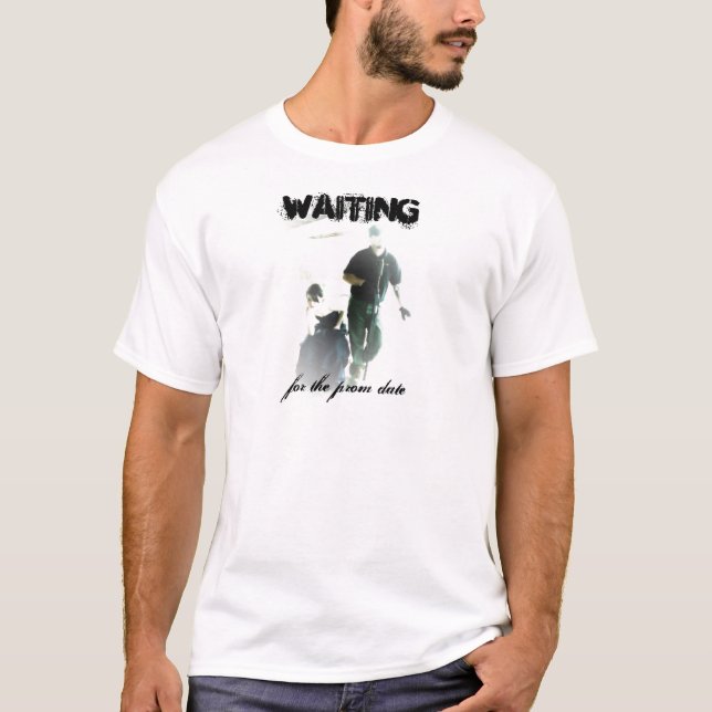 Vänta studentbalT-tröja T Shirt (Framsida)