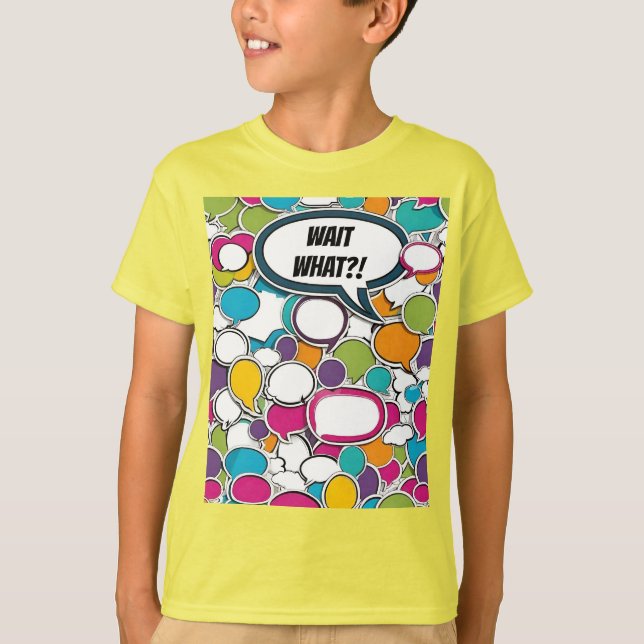 Vänta?!! T Shirt (Framsida)