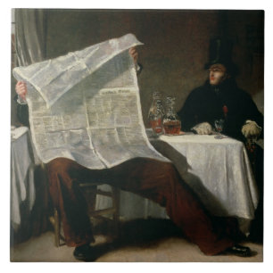 Vänta tiderna, 1831 (olja på kanfas) kakelplatta