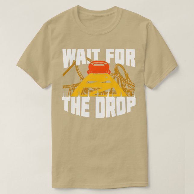 Vänta tills drollen Underlägg Fläkt Gift T Shirt (Design framsida)