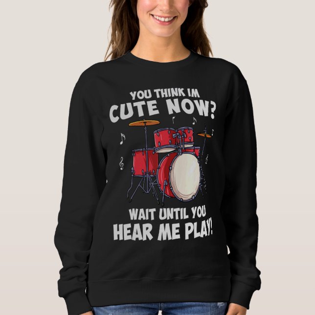 Vänta tills du hör mig spela t shirt (Framsida)