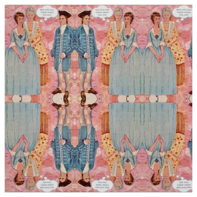 Vänta tills Far kommer hem! Tyg (Provkarta)