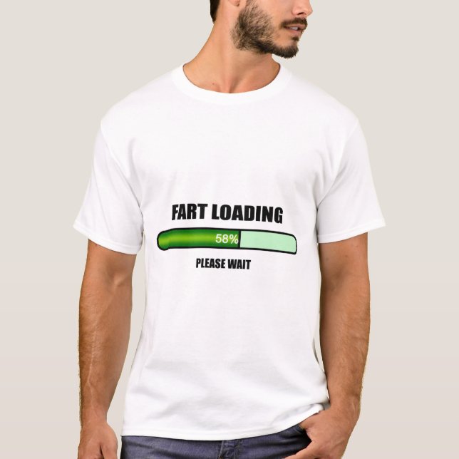 Vänta tills Fart har lästs in T-shirt (Framsida)