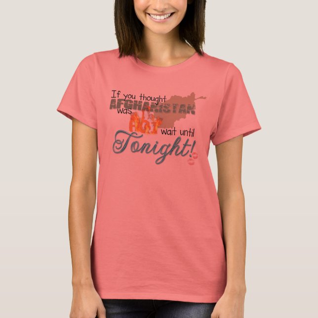 Vänta tills i kväll! tee shirt (Framsida)