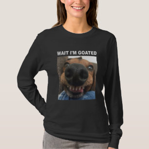 Vänta tills jag är åkt hundmatarminne t shirt
