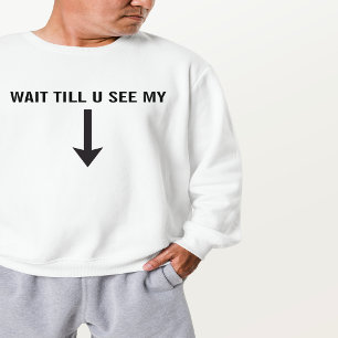 Vänta tills jag ser min Arrow Trending Hiphop Lång Ärmad Tröja