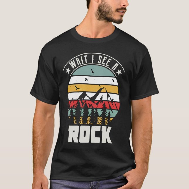 Vänta tills jag ser Sten Geolog Rockbound Collecto T Shirt (Framsida)