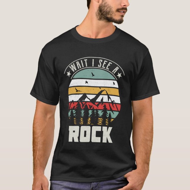 Vänta tills jag ser Sten-geologen rakbunden samlar T Shirt (Framsida)