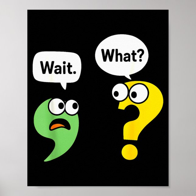 Vänta Vad Grammatik Lus  Poster (Framsidan)