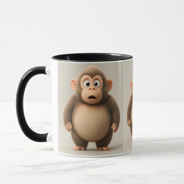"Vänta, vad?" Monkey Mugg (Vänster)