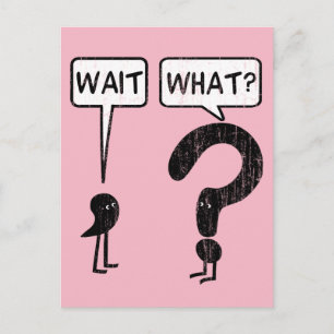 Vänta, vad? Rosa Vykort