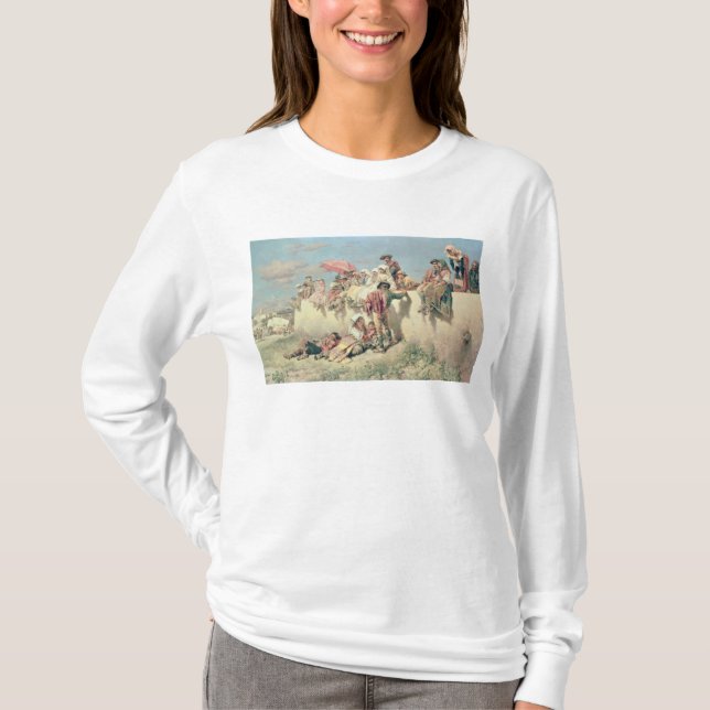 Vänta välsignelsen utanför Rome T-shirt (Framsida)