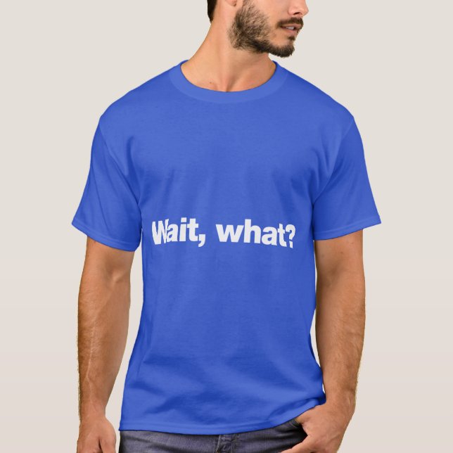 Vänta vän t shirt (Framsida)