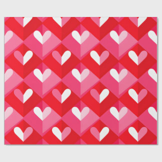 Vantage röda och vita valentinpresentpapper presentpapper