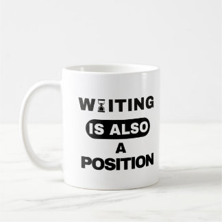 Väntan Är Också En Position — Muggdesign För Trade Kaffemugg