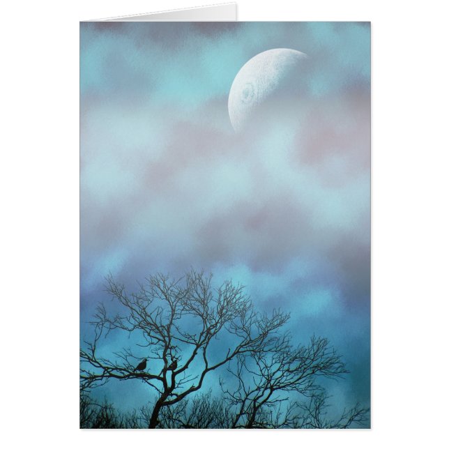 Väntan för morgonkort hälsningskort (Framsidan)