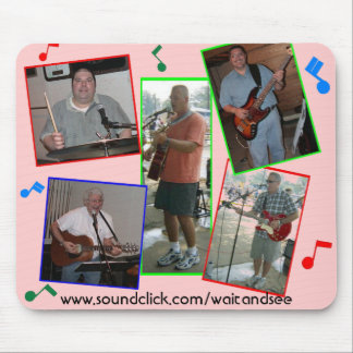 VÄNTAN OCH SER att Mousepad med noterar Musmatta