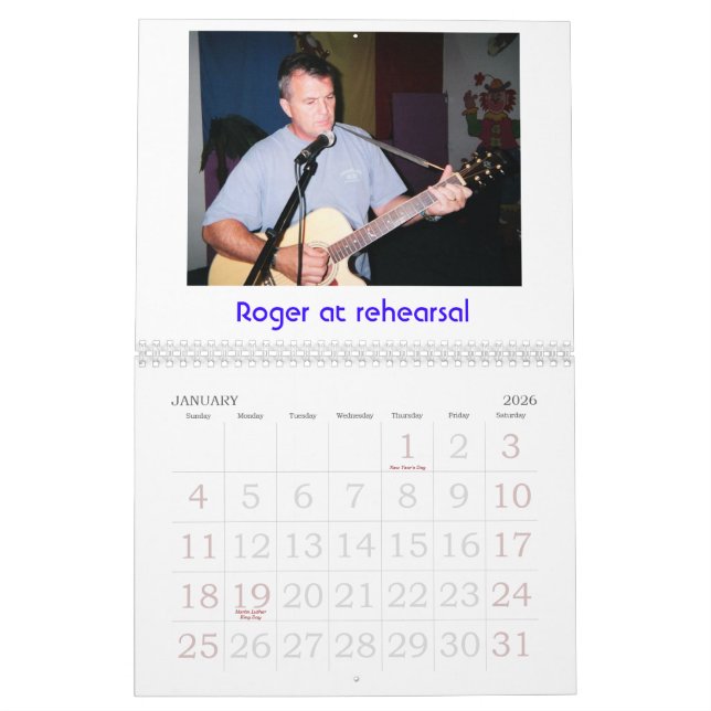 VÄNTAN OCH SER kalendern för musikband 2007 Kalender (Jan 2026)