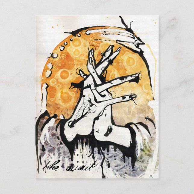 väntan vykort (Framsida)