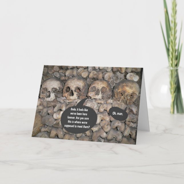 Väntande är svårt kort (Framsida)