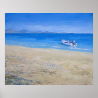 Väntande båt poster